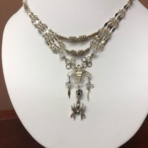 Halloween Spider Necklace